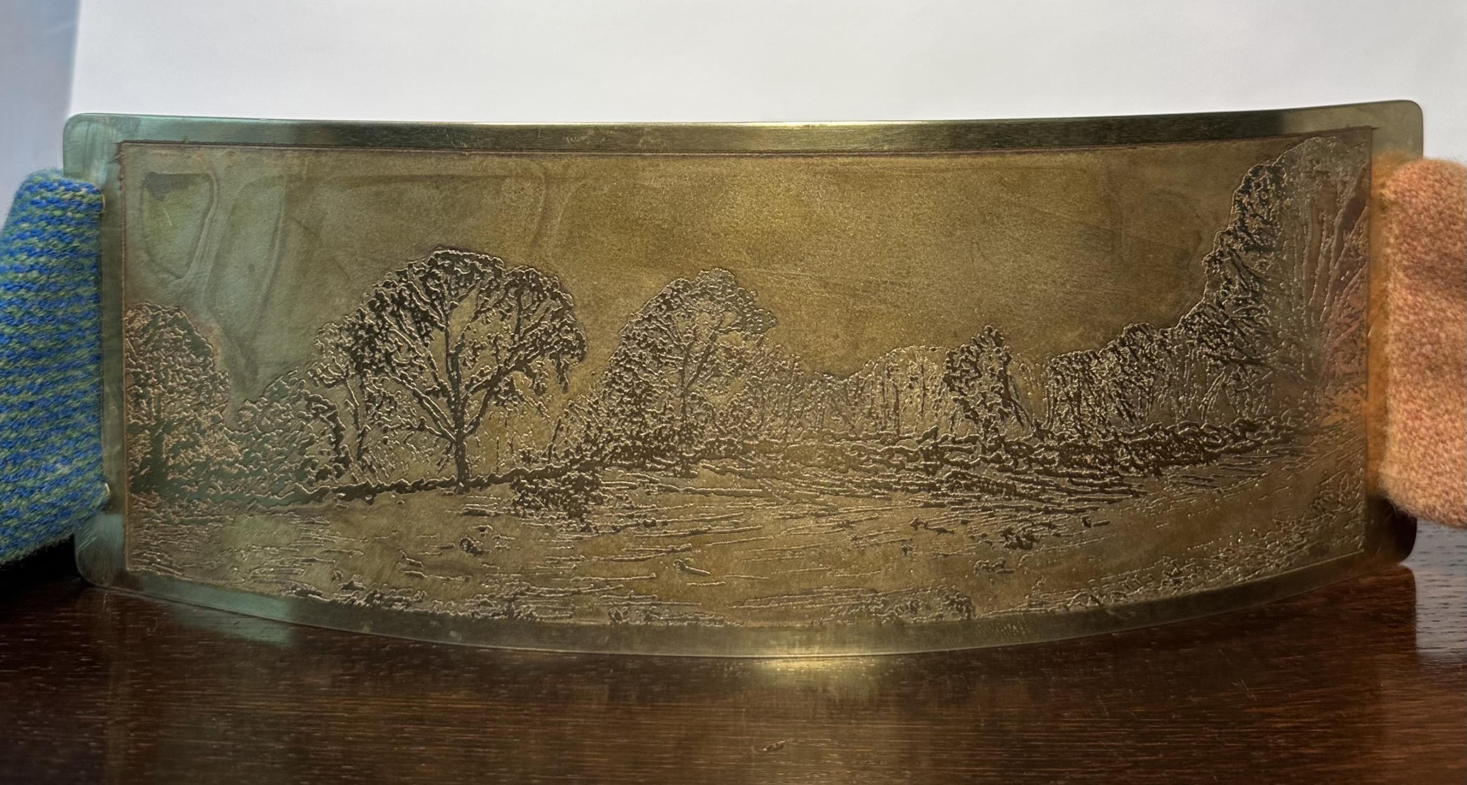 Boundaries Brass Belt, Wearable Art